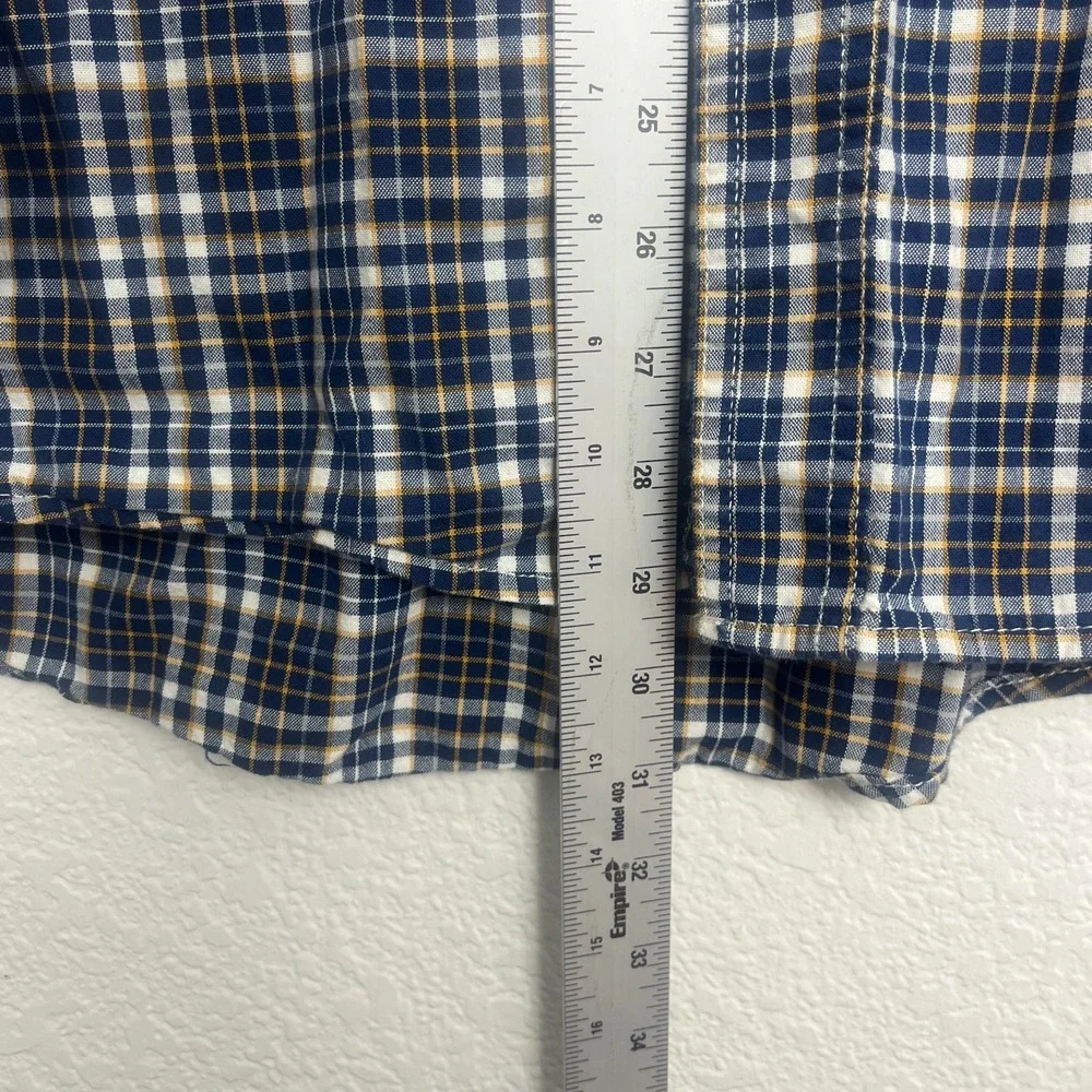 Wrangler Riggs Shirt Men XL Multicolor Buffalo Plaid Cotton Workwear Button Down